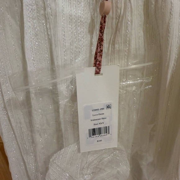 LoveShackFancy White Halter Maxi Gown - Picture 7 of 11